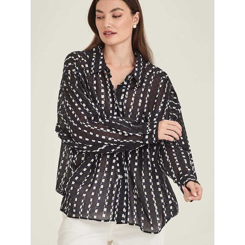 Caroline Sills Becca Print Shirt image number 2